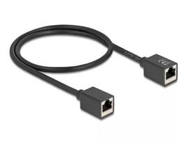 DeLOCK 90324 RJ-45 Cat6a tinklo kabelis 0,5 m Juodas