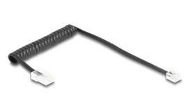 DeLOCK telefono laidas 1 m juodas 88442 RJ-11 RJ-45