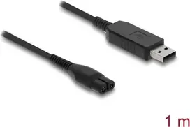 USB įkrovimo laidas DELOCK elektriniams skustuvams 4,3 V, suderinamas su Philips OneBlade 360 Face + Body