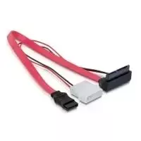 Micro SATA kabelis DeLOCK 82551 0,3 m raudonas