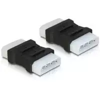 Lyties keitiklis DeLOCK 65044 4 kontaktų Molex juodas