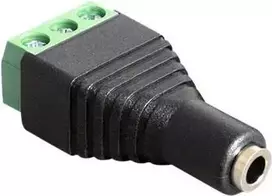 Adapteris iš 3,5 mm stereo lizdo į gnybtų bloką DeLOCK 65455