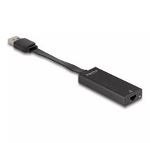 DeLOCK 66245 USB-A į RJ-45 adapteris, juodas, 0,09 m