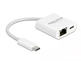 Tinklo adapteris DeLOCK 65402 Ethernet 5000Mbit/s USB Type-C baltas