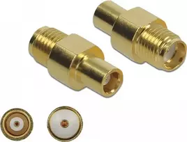 Laidų jungtis DeLOCK 89958 SMA MCX Auksuota