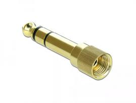 Adapteris garso lizdams DeLOCK 66390 3,5 mm į 6,35 mm auksinis