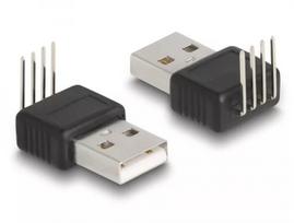 DeLOCK Adapter USB 2.0 Type-A kištukas (vyriškas) į 4 kontaktų 90° kampu