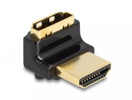 DeLOCK HDMI adapteris kištukas-lizdas 90° į viršų 8K 60 Hz metalinis
