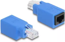 DeLOCK 64803 RJ45 adapteris lyties keitiklis mėlynas