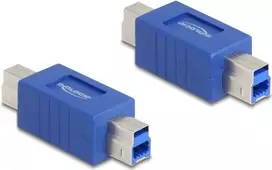 DeLOCK 67227 USB Type-B lyties keitiklis mėlynas