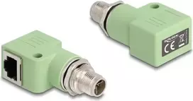 DeLOCK 60681 M12 RJ45 jungtis, žalia, auksuota