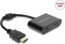 Adapteris HDMI (vyriškas) į USB Type-C (moterišką) DELOCK 63000, DisplayPort Alt Mode, 4K 60 Hz