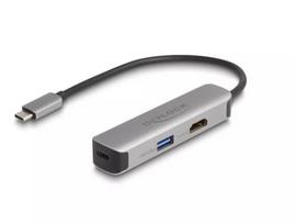 DeLOCK USB Type-C adapteris į HDMI 4K 60 Hz USB Type-A USB Type-C PD 92 W