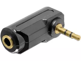 Adapteris 3.5 mm kištukas į lizdą DeLOCK 65364 juodas