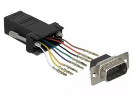 DeLOCK 66166 lyties keitiklis Sub-D į RJ-45