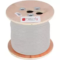 Techly ITP-C5F-305-RIS tinklo kabelis, 305 m, Cat5e, F/UTP (FTP), pilka