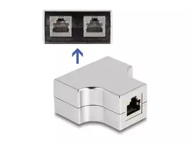 DeLOCK RJ45 T skirstytuvas 1x RJ45 lizdas į 2x RJ45 lizdą Cat.5e STP