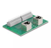 Gnybtų blokas DELOCK 66995 – žaliai pilkas, 60×91×18 mm