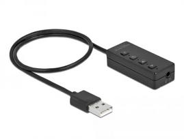 USB adapter ausinėms ir mikrofonui DeLOCK 66731