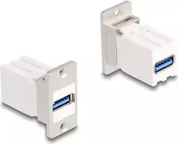 DeLOCK Panel Mount Keystone modulio jungtis USB 5Gbps Type-A moteris į Type-A moteris