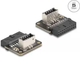 Delock 67239 USB 5Gbps adapteris, pin header lizdas į vidinį Type-E Key A lizdą, kampuotas
