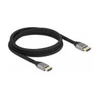DELOCK Ultra High Speed HDMI kabelis 48Gbps 8K 60Hz pilkas 2m sertifikuotas
