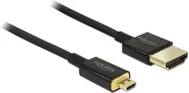 HDMI kabelis DeLOCK HDMI-A/HDMI Micro-D 1 m