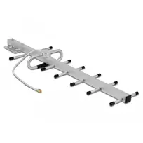 Delock LPWAN 806–896 MHz Yagi antena, SMA kištukas, 10 dBi, kryptinė, lauko (12569)