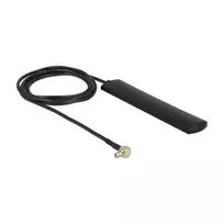 DELOCK LTE antena TS-9 kištukas 90 3 dBi kryptinė standi juoda lipniu tvirtinimu