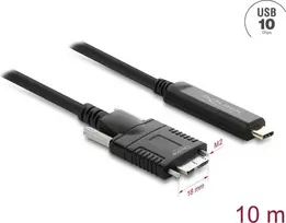 Delock 83632 aktyvusis optinis kabelis USB 10Gbps, USB Type-C į Micro-B, 10 m