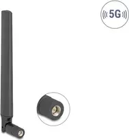 Ominikryptė antena 3.3–5.0 GHz DELOCK su SMA kištuku, 4.7 dBi, pasukama jungtimi, juoda