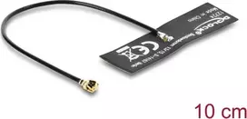 DELOCK WiFi 6 vidinė antena I-PEX (MHF® I kištukas) kryptinė 4.5–5.0 dBi su 10 cm FPC kabeliu klijavimui viduje