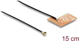 Vidinė antena DELOCK 2.4 GHz I-PEX MHF® I kištukas, 2–3 dBi, 15 cm FPC kabelis, lipniam tvirtinimui