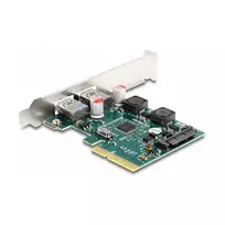 DeLOCK PCI Express x4 kortelė 2 išoriniams USB 10Gbps Type-A lizdams, Low Profile
