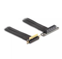 DeLOCK Riser PCI Express x4 kištukas 90° kampu į x4 lizdą 90° kampu su 30 cm laidu