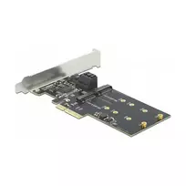 DeLOCK PCI Express kortelė su 3 SATA prievadais ir 2 M.2 Key B lizdais