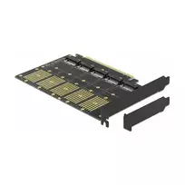 DeLOCK PCI Express x16 kortelė su 5 vidiniais M.2 Key B / SATA lizdais