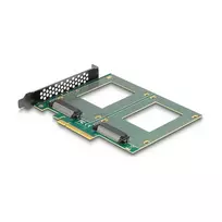 Vidinė U.2 adapterio kortelė DeLOCK 90162 PCIe sąsaja su LED indikatoriais