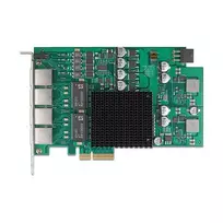 Tinklo plokštė DELOCK PCI Express x4 Gigabit LAN 4xRJ45 PoE+