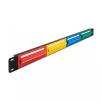 DeLOCK 19 colių skydinė plokštė 24 prievadai Cat.5e 1U spalvota RJ-45