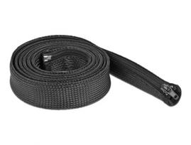 DeLOCK 19168 Juodas pintas kabelių movas 3 cm x 2000 mm