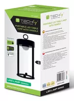 Techly I-LAMP-TABLE1 LED stalinė lempa su akumuliatoriumi, 3 W, juoda