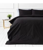 Premium satino patalynės komplektas „Midnight“ (50x70 cm)