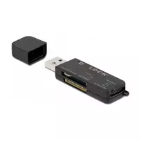 Card Reader DeLOCK SuperSpeed USB SD, Micro SD, MS