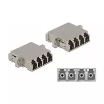 DeLOCK optinis pluošto mova LC Quad motina – LC Quad motina vienmodė
