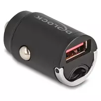DeLOCK 64277 Automobilinis greitasis įkroviklis su USB prievadu, juodas