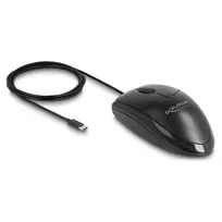 Pelė DeLOCK 12114 USB Type-C optinė ambidekstrinė