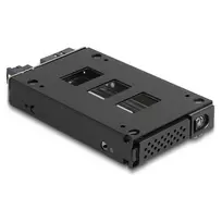 DeLOCK Slim Bay Mobile Rack 2,5 colio U.2 NVMe SSD dėklas juodas sidabrinis