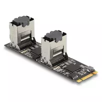 DeLOCK keitiklis M.2 2280 Key B+M vyriškas į 8 x SATA
