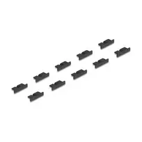 DeLOCK 64243 apsauginis USB Micro-B lizdo dangtelis juodas 10 vnt.